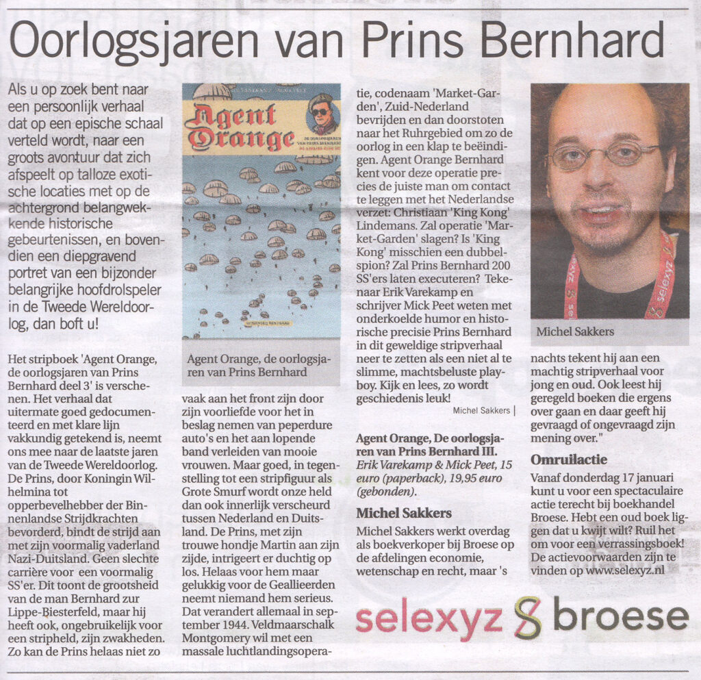 agent orange prins bernhard